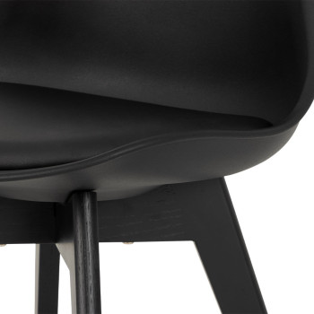 Carson Dining Chair, Black/Black