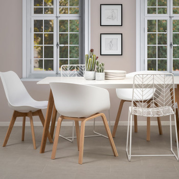 Carson Dining Chair, White