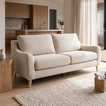 Martin 3 Seater Sofa, Taupe