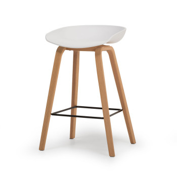 Zen Barstool, White