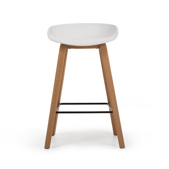 Zen Barstool, White