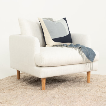 Samara 1 Seater Sofa, Natural