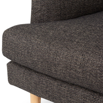 Samara 1 Seater Sofa, Charcoal