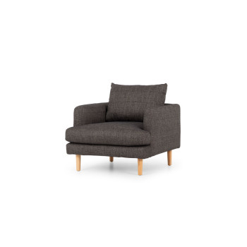 Samara 1 Seater Sofa, Charcoal