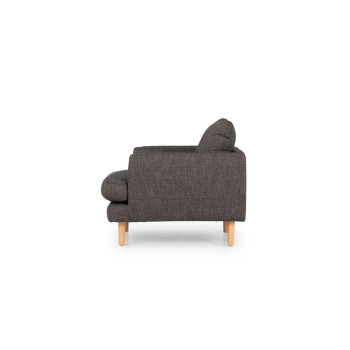 Samara 1 Seater Sofa, Charcoal