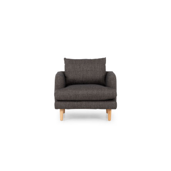 Samara 1 Seater Sofa, Charcoal