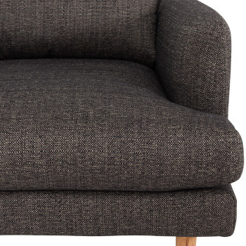 Samara 1 Seater Sofa, Charcoal