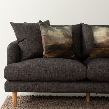 Samara 2  Seater Sofa, Charcoal