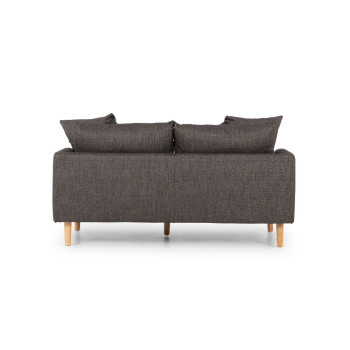 Samara 2  Seater Sofa, Charcoal