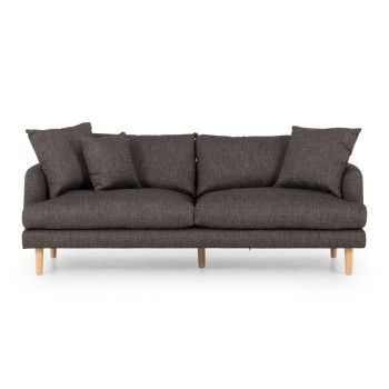 Samara 3 Seater Sofa, Charcoal