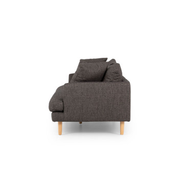 Samara 3 Seater Sofa, Charcoal