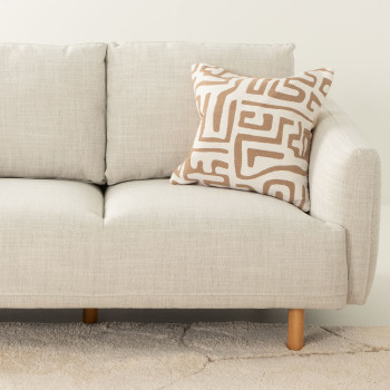 Tessa 2 Seater Sofa, Light Grey