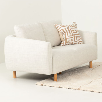 Tessa 2 Seater Sofa, Light Grey