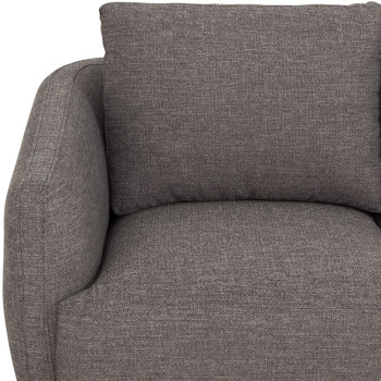 Tessa 2 Seater Sofa, Charcoal
