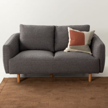 Tessa 2 Seater Sofa, Charcoal