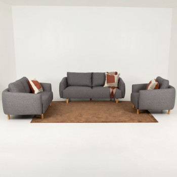 Tessa 2 Seater Sofa, Charcoal