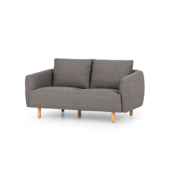 Tessa 2 Seater Sofa, Charcoal