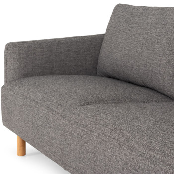 Tessa 3 Seater Sofa, Charcoal
