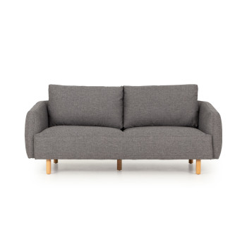 Tessa 3 Seater Sofa, Charcoal