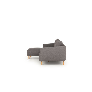 Tessa Left Hand Facing Chaise Sofa, Charcoal