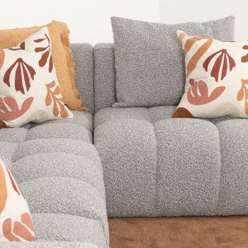 Ikon Modular 1.5 Armless Seater Sofa, Grey