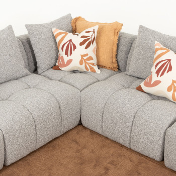 Ikon Modular 1.5 Armless Seater Sofa, Grey