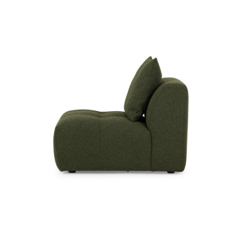 Ikon Modular 1.5 Seater Armless Sofa, Green