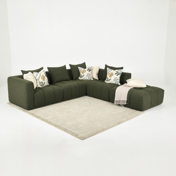 Ikon Modular Corner Sofa, Green