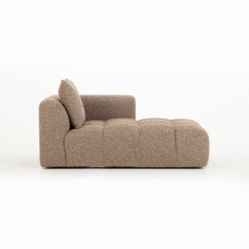 Ikon Modular Right Hand Facing Chaise, Brown
