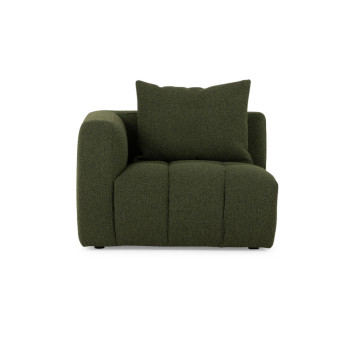 Ikon Modular 1.5 Seater Left Hand Facing Sofa, Green