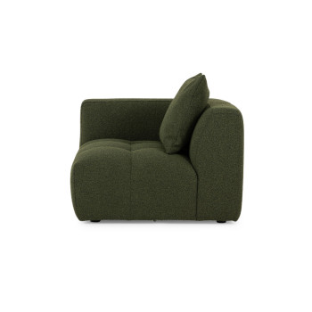 Ikon Modular 1.5 Seater Left Hand Facing Sofa, Green