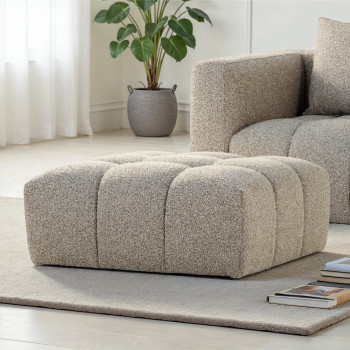 Ikon Modular Ottoman, Grey