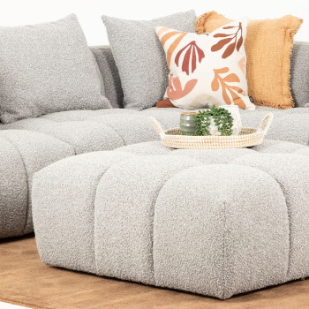 Ikon Modular Ottoman, Grey
