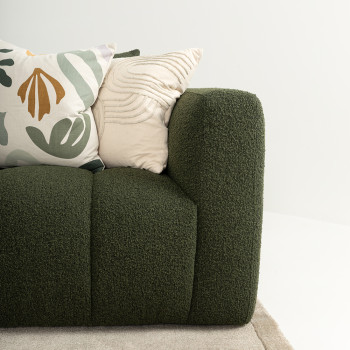 Ikon Modular 1.5 Seater Right Hand Facing Sofa, Green