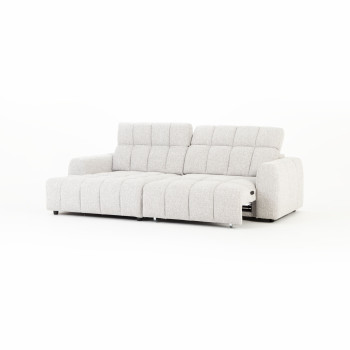 Verity Left Hand Facing Chaise Sofa, Grey