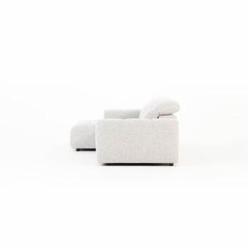 Verity Left Hand Facing Chaise Sofa, Grey