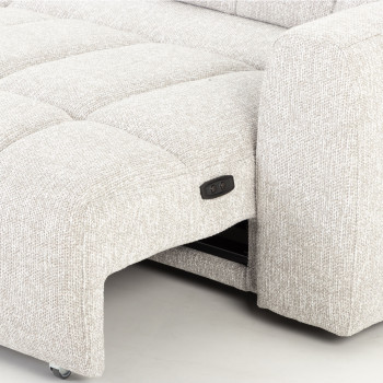 Verity Left Hand Facing Chaise Sofa, Grey