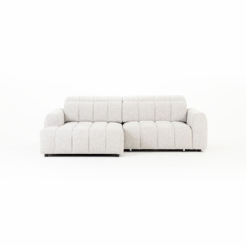 Verity Left Hand Facing Chaise Sofa, Grey