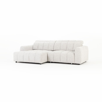 Verity Left Hand Facing Chaise Sofa, Grey