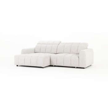 Verity Left Hand Facing Chaise Sofa, Grey