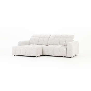 Verity Left Hand Facing Chaise Sofa, Grey
