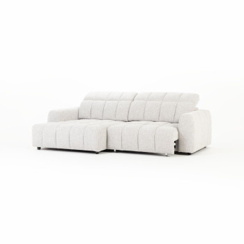 Verity Left Hand Facing Chaise Sofa, Grey