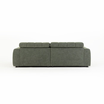 Verity Right Hand Facing Chaise Sofa, Green