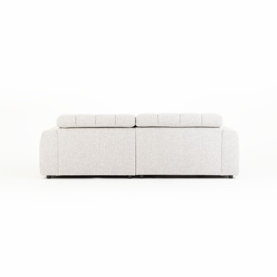 Verity Right Hand Facing Chaise Sofa Bed, Grey