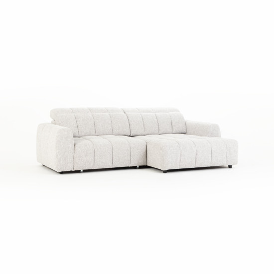 Verity Right Hand Facing Chaise Sofa, Grey