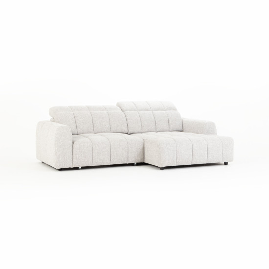 Verity Right Hand Facing Chaise Sofa Bed, Grey