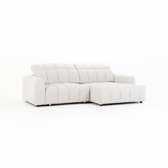 Verity Right Hand Facing Chaise Sofa, Grey