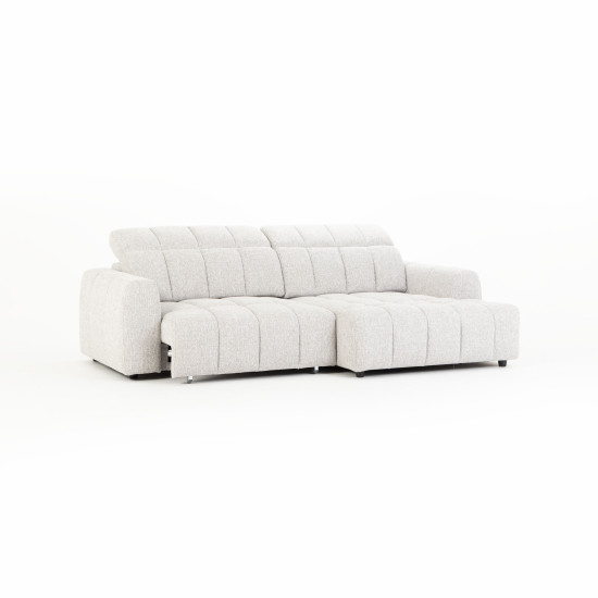 Verity Right Hand Facing Chaise Sofa Bed, Grey