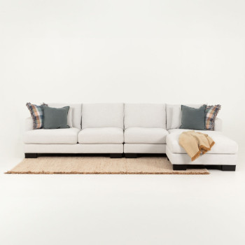 Grayson Modular 5 Seater Sofa, Light Grey