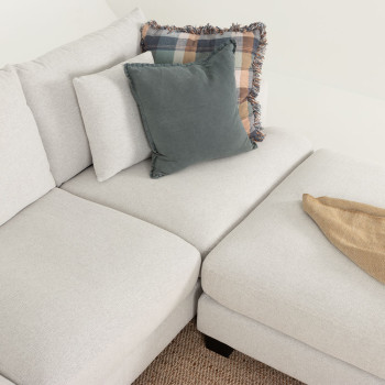 Grayson Modular 5 Seater Sofa, Light Grey